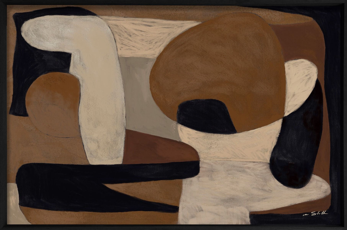 Abstracte schilderijen