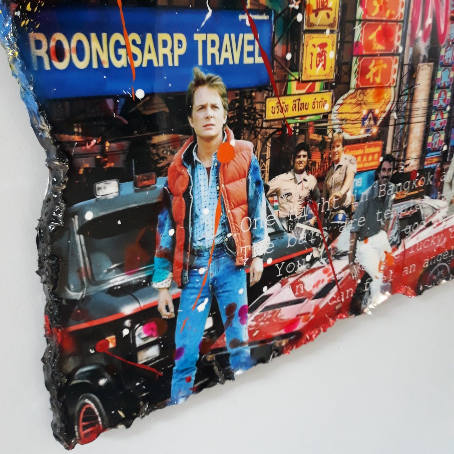 amerikaanse pop cultuur kunst aan de muur