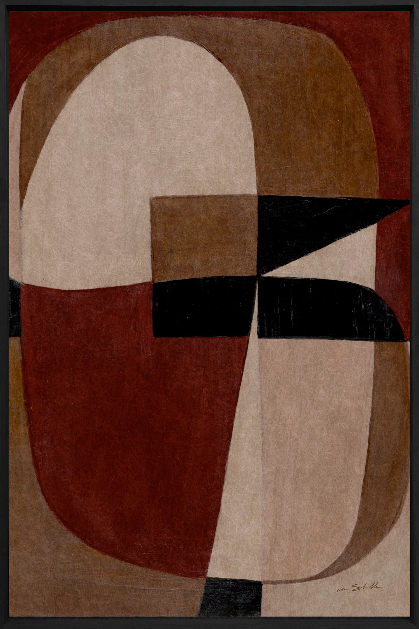 klassiek modern abstracte kunst aan de muur
