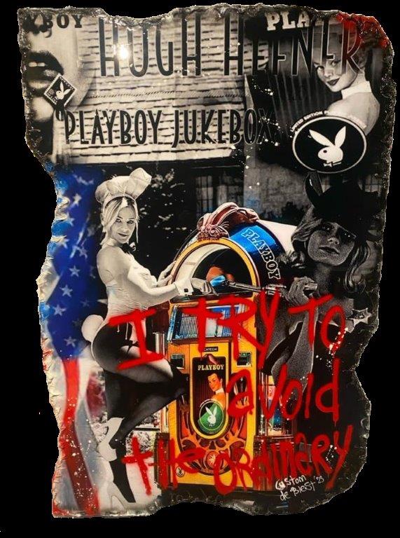 playboy kunst aan de muur