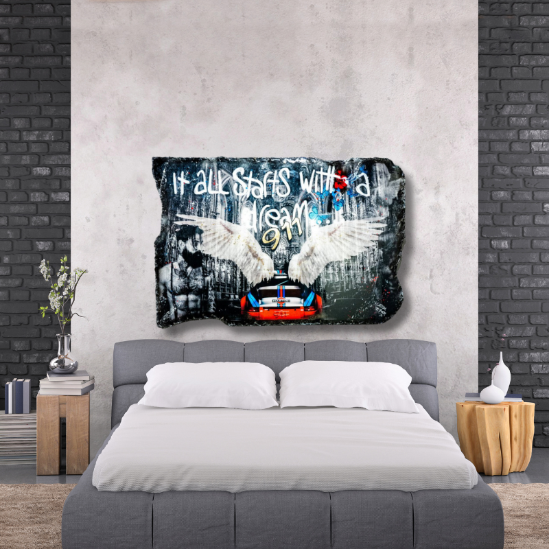 kunst aan de muur
