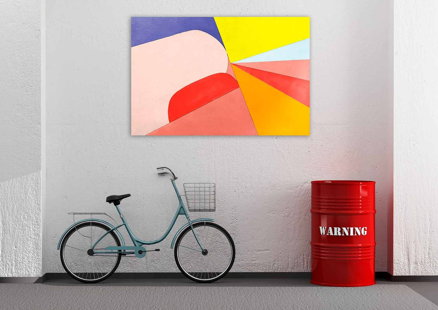 trendy abstract schilderij