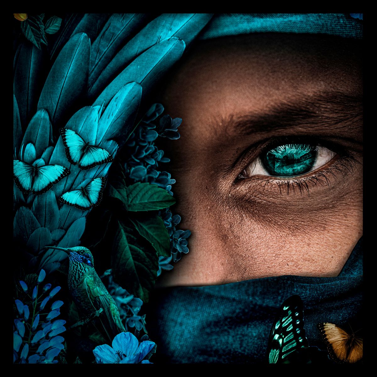 kleurvol portret