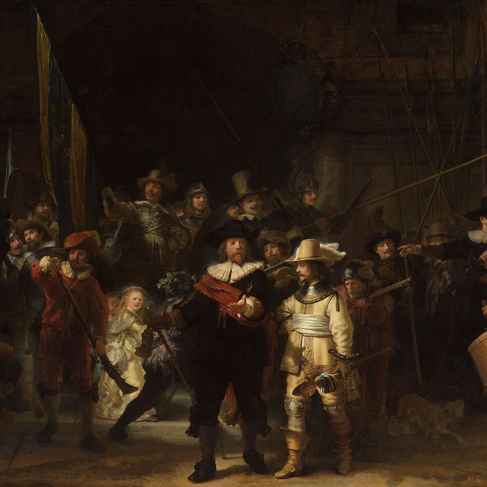 betaalbaar nachtwacht schilderij