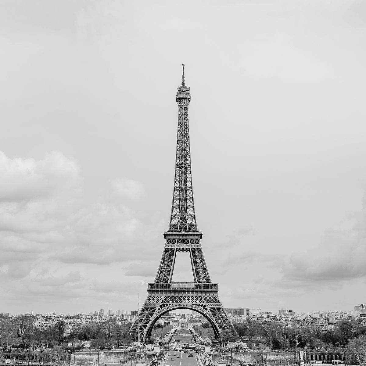 schilderij van de eiffeltoren