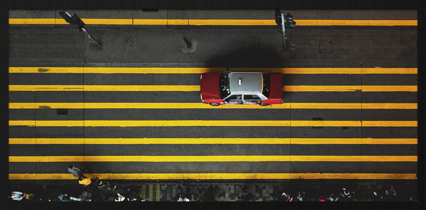 amerikaanse taxi schilderij