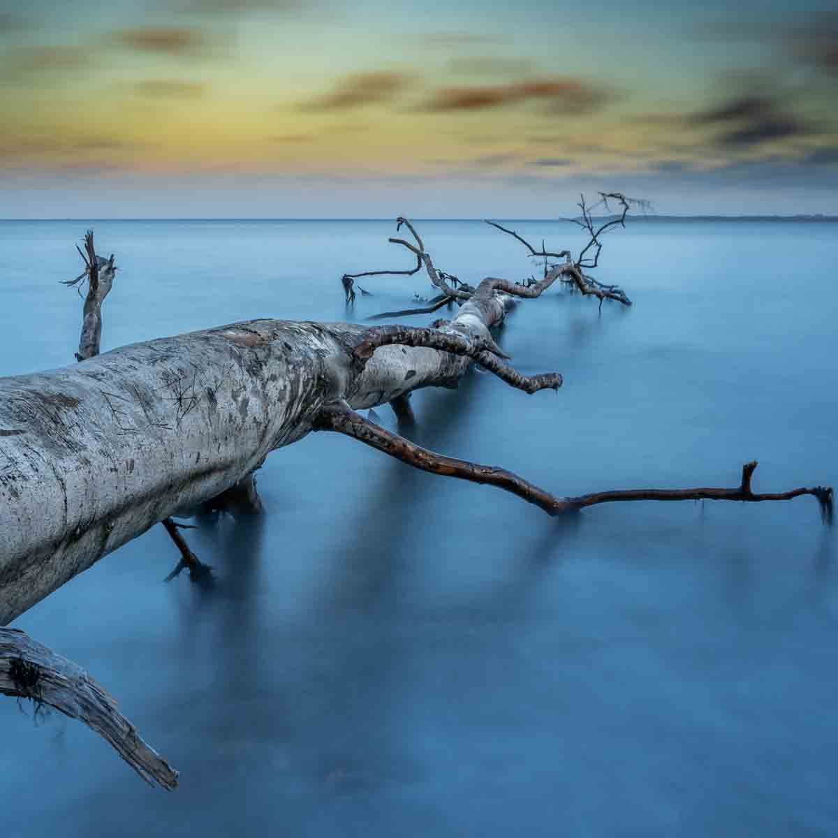 schilderij van zonsondergang