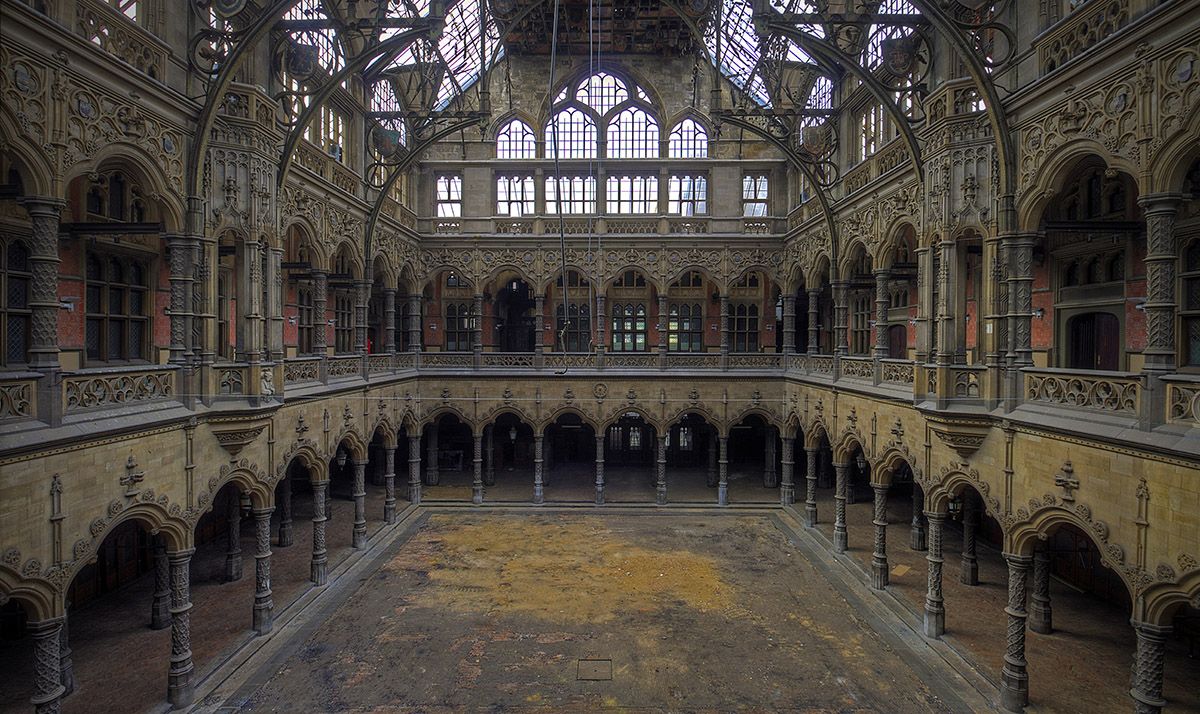 schilderij kathedraal