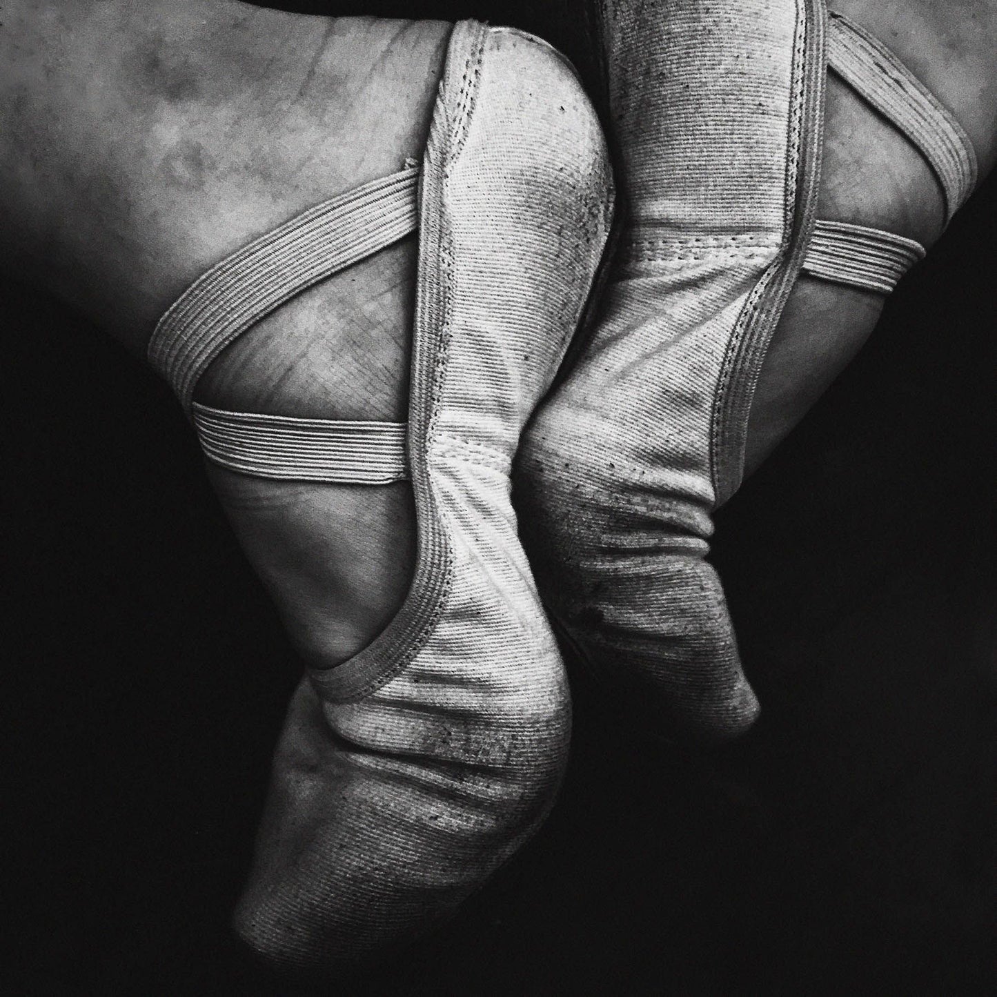 schilderij ballerina schoenen