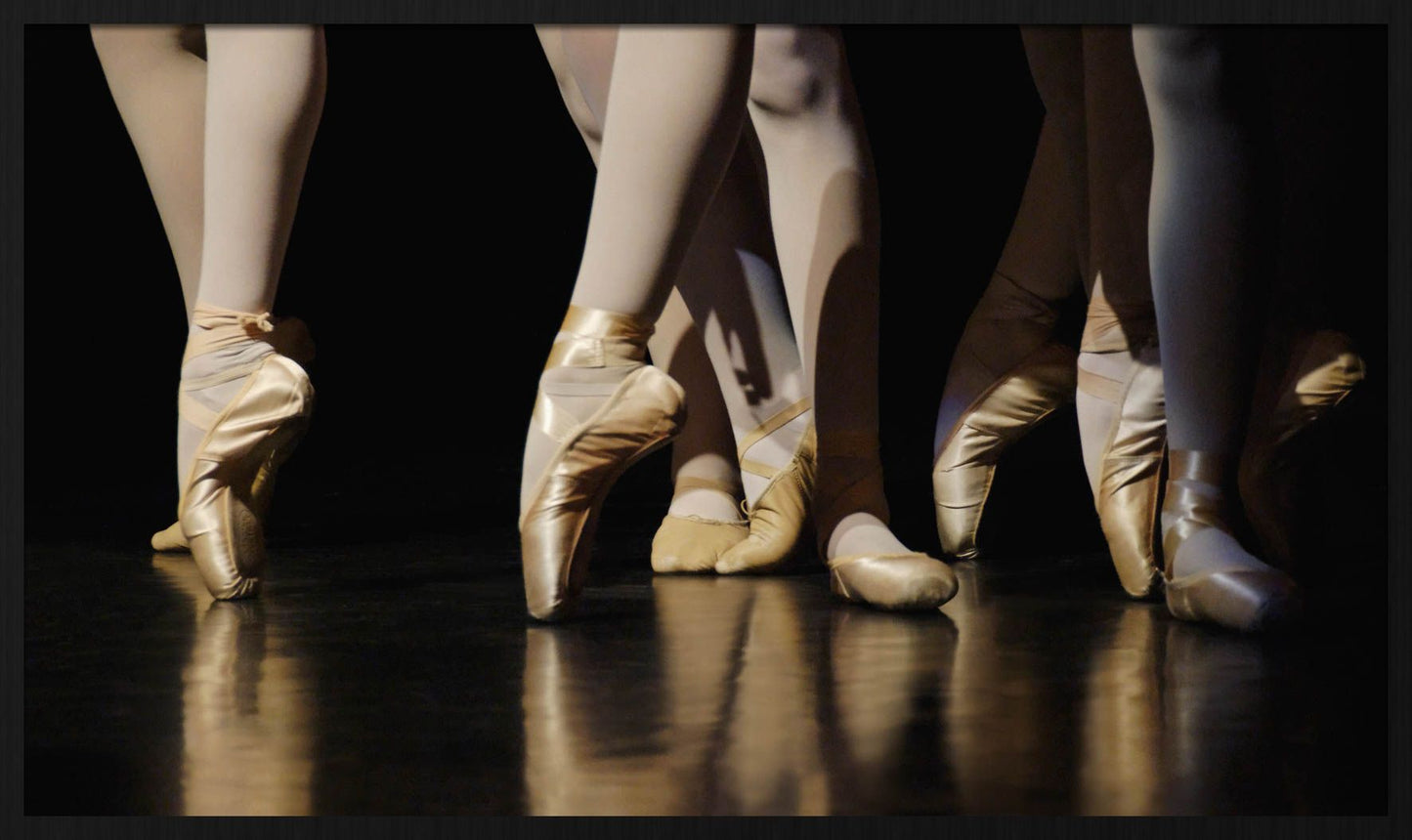 gouden ballet schoentjes