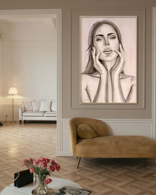 portret schilderij Anick de rouw