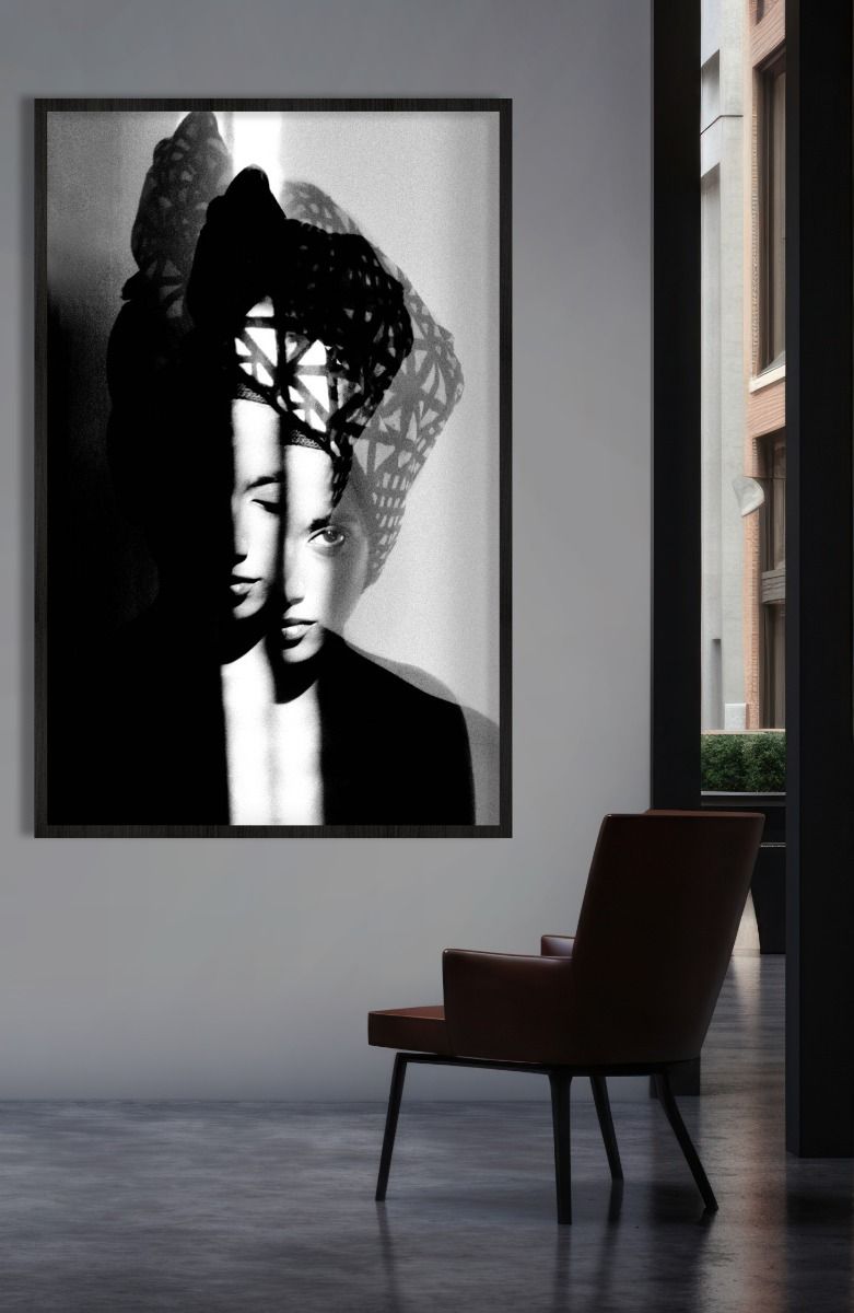 zwart wit portret