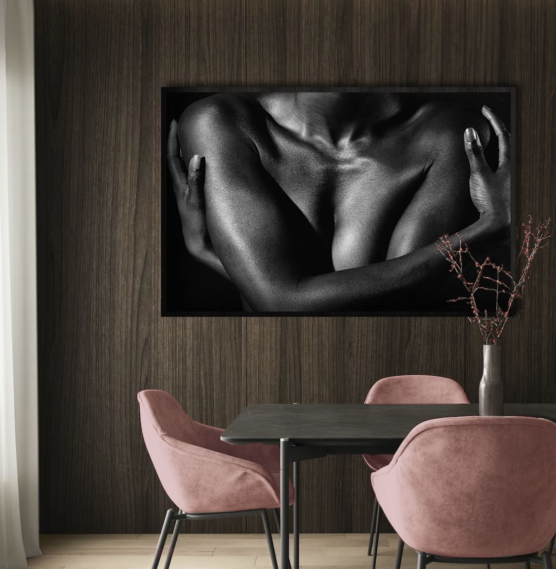 zwart wit schilderij