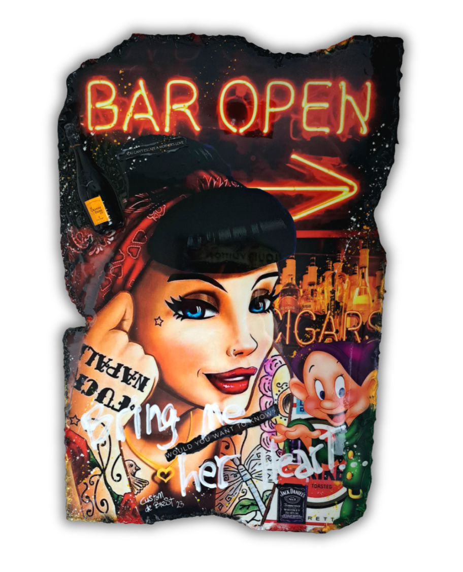 tattoo kunst aan de muur