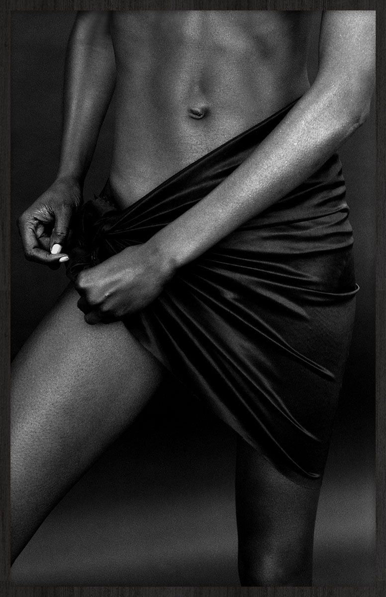 zwart wit schilderij lichaam