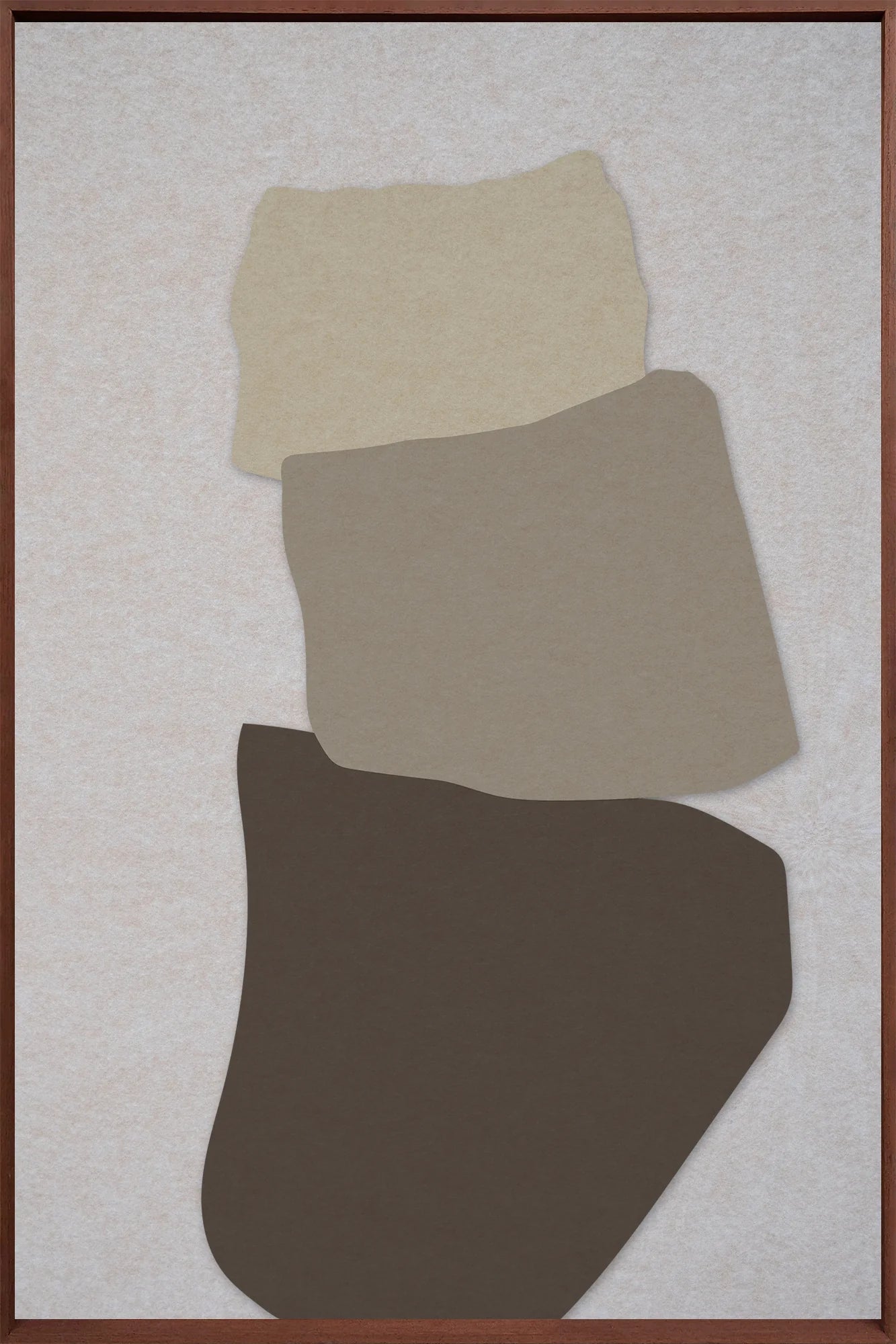 organische vormen kunst aan de muur