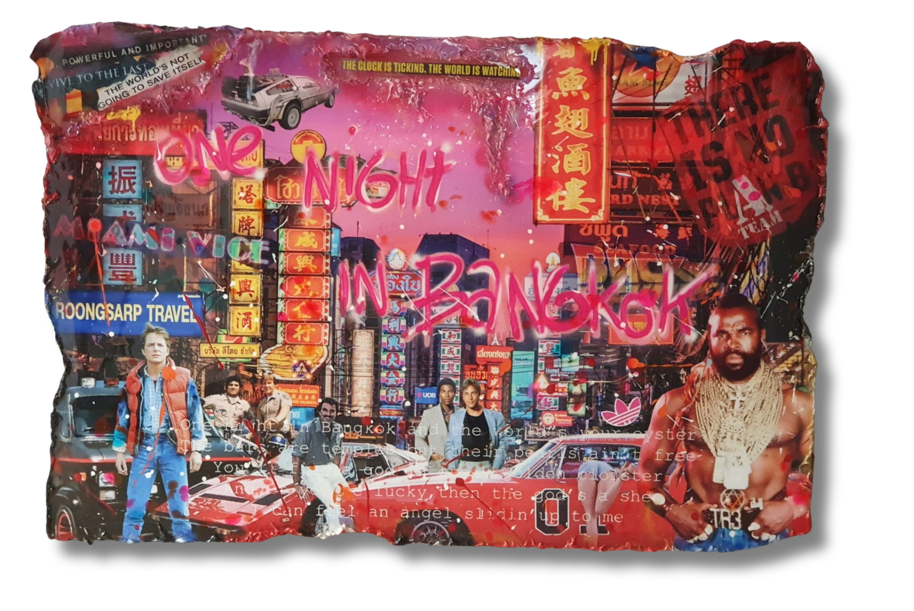 amerikaanse pop art kunst aan de muur