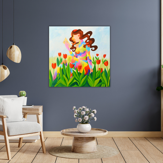 kunst aan de muur kleurrijk