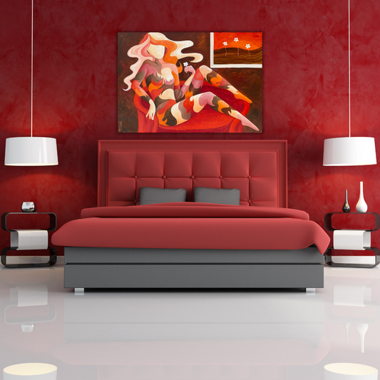 kunst aan de muur