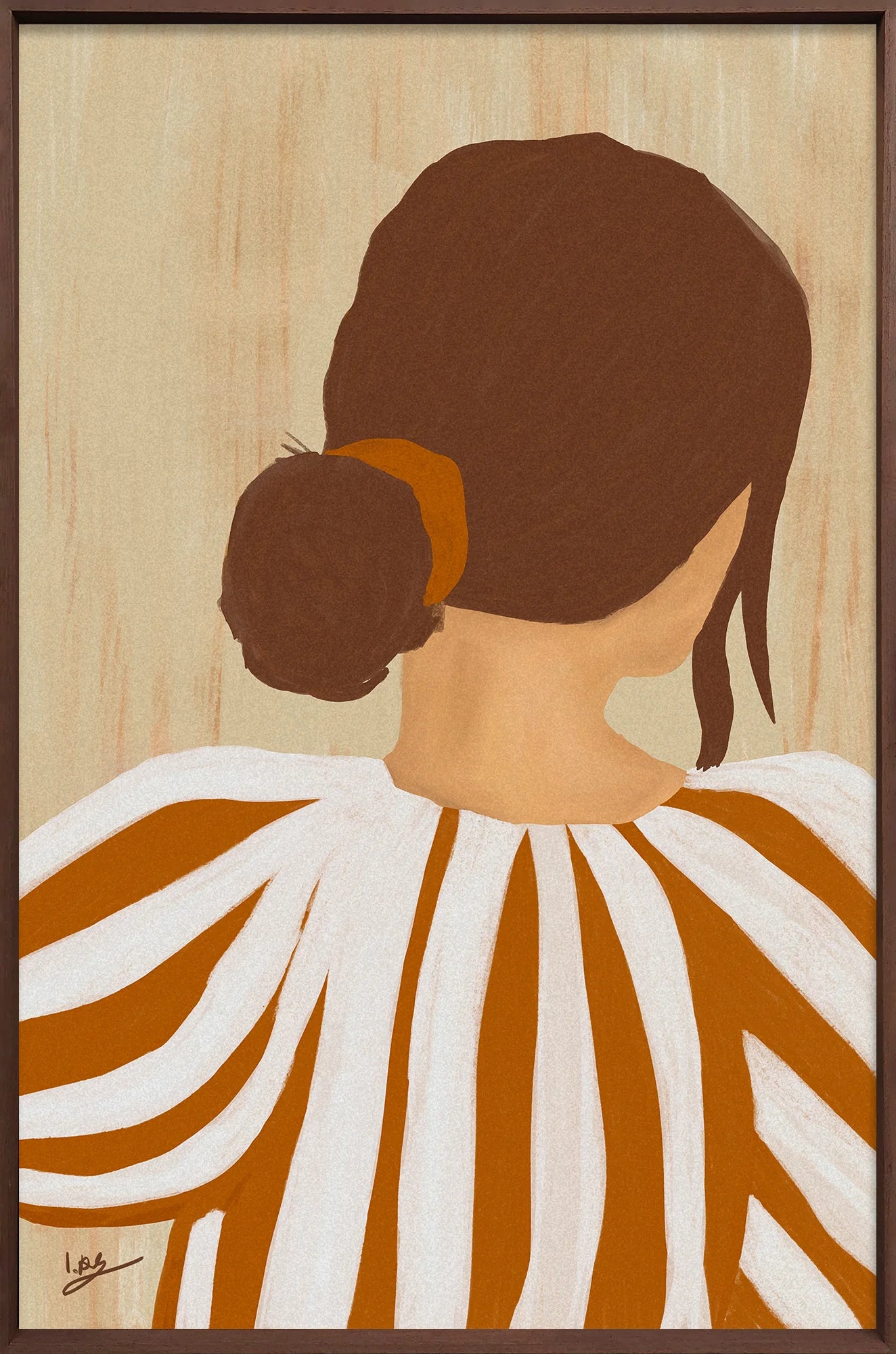 trendy kunst aan de muur