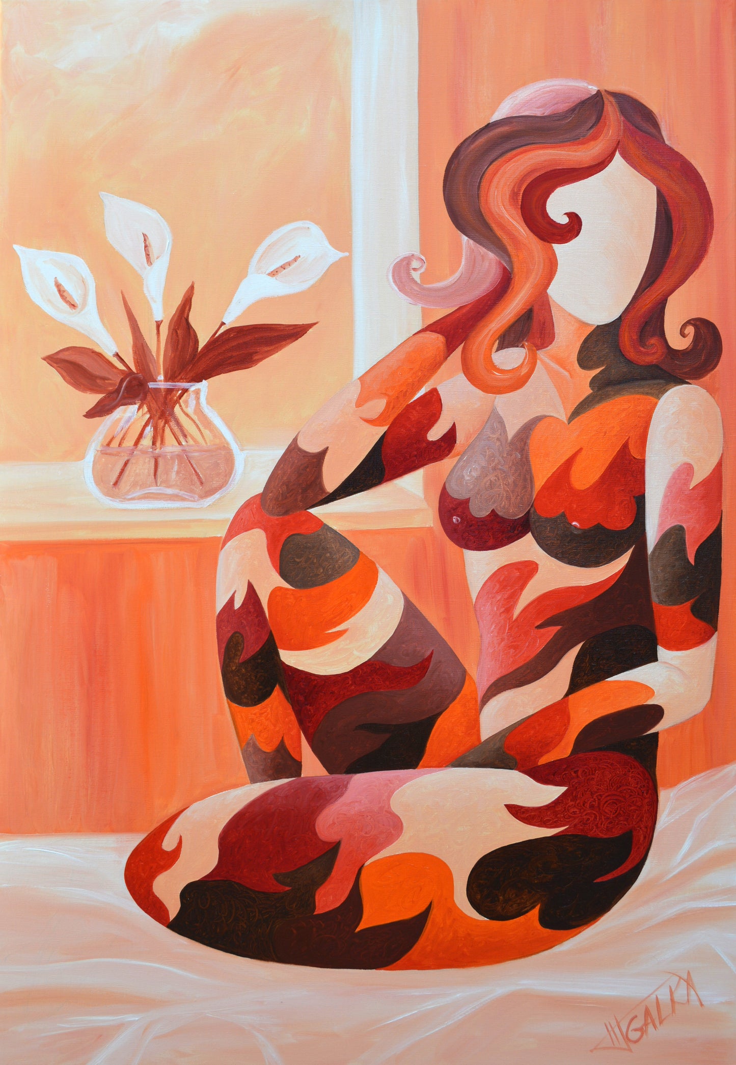 La dame aux arums