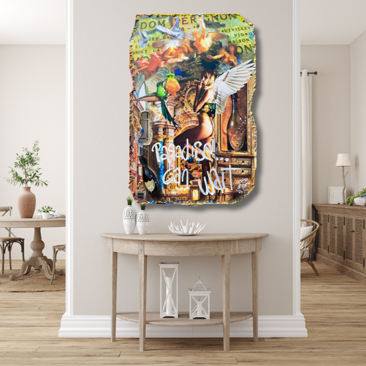 pop art kunst aan de muur