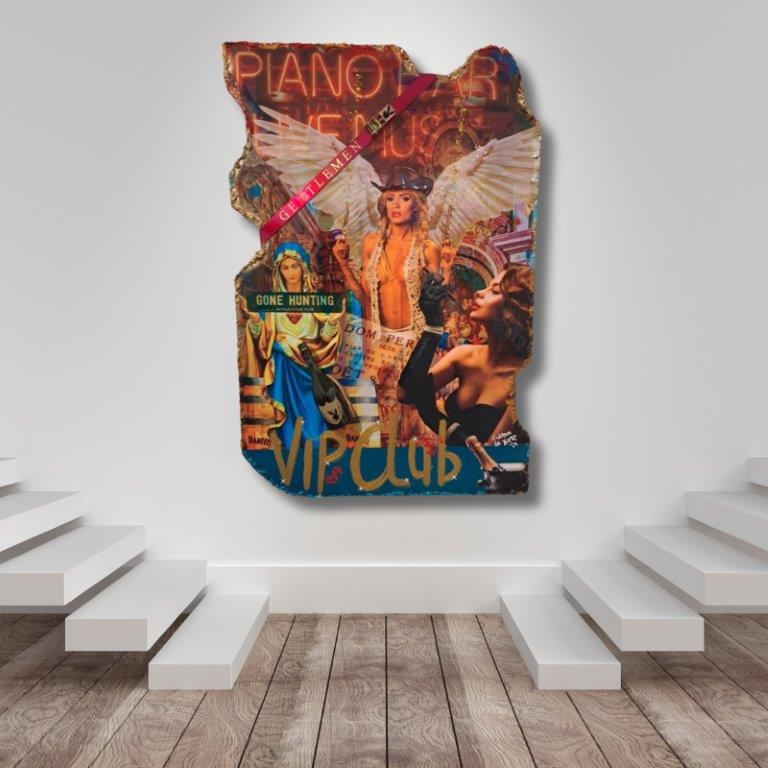 kunst aan de muur met 3d