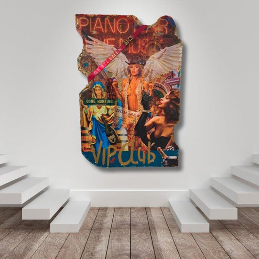 kunst aan de muur met 3d