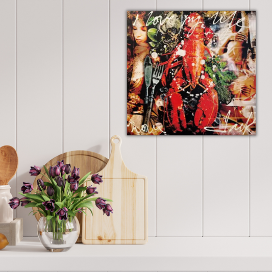 kreeft schilderij jacks art