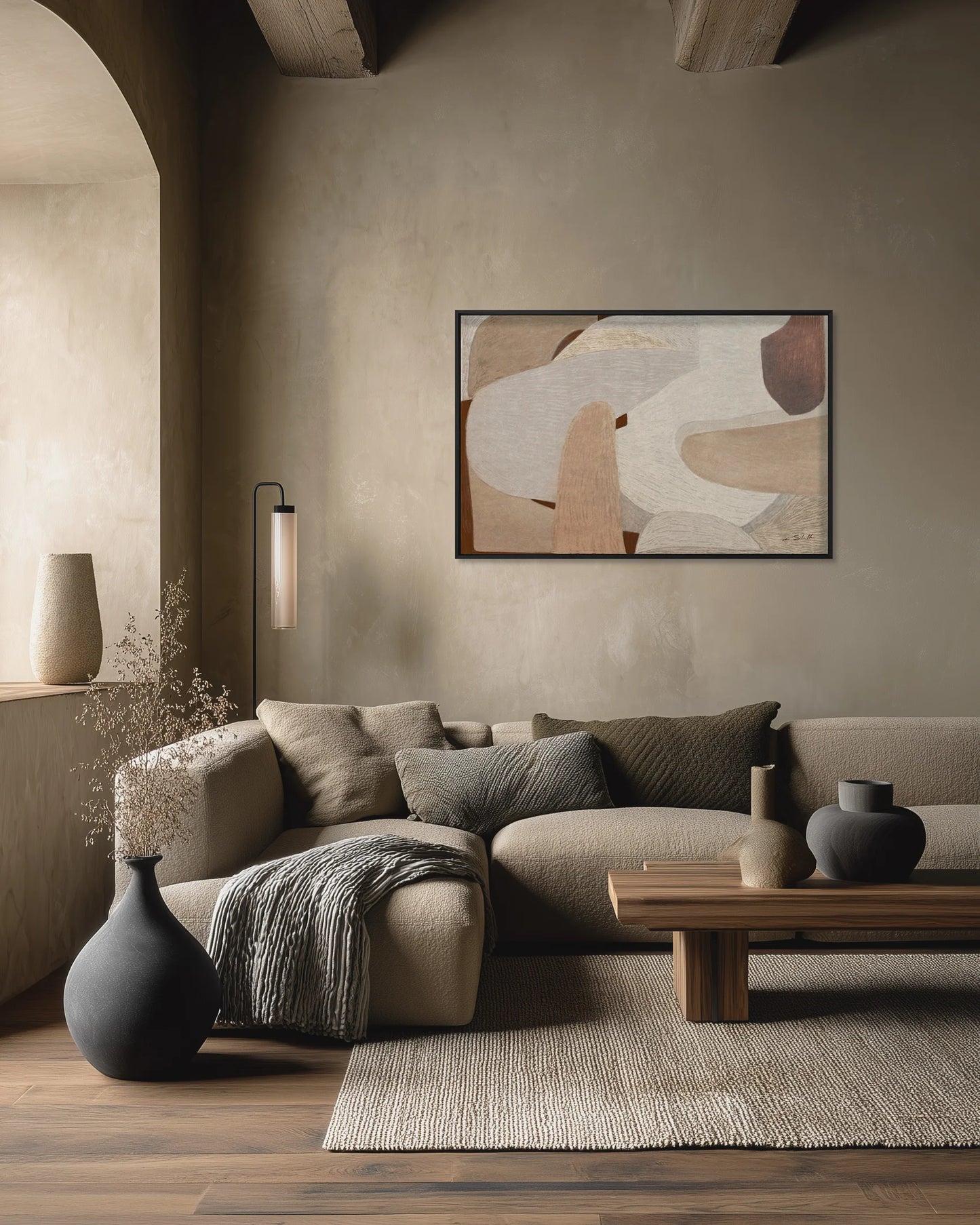 geluiddempende kunst aan de muur