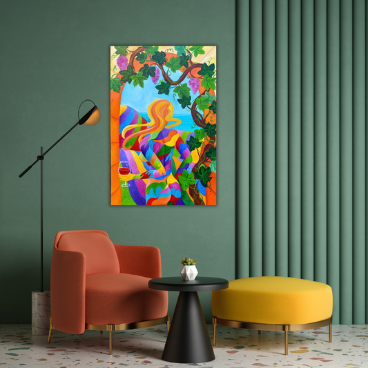 kunst aan de muur