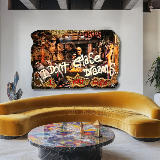 the godfather kunst aan de muur