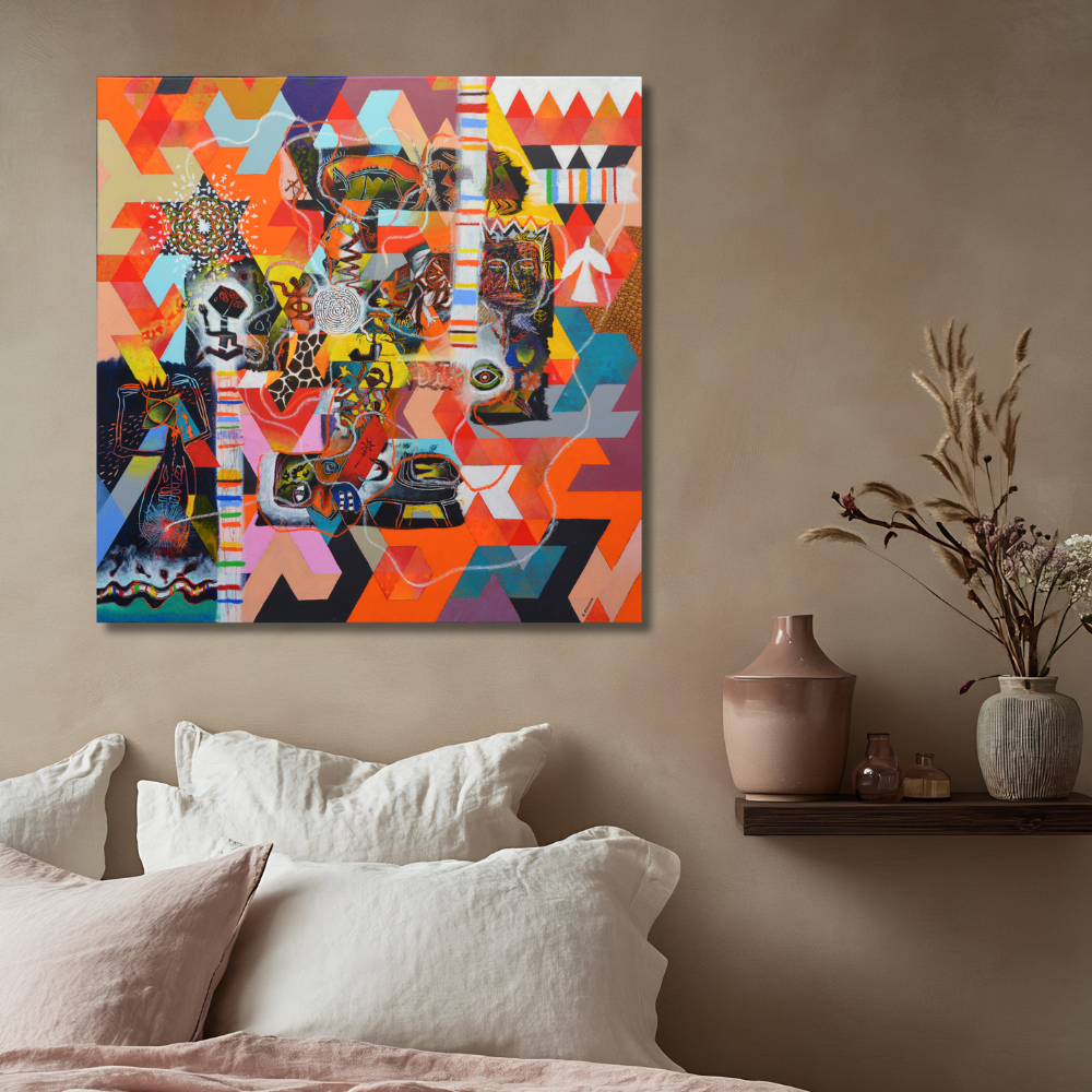 xl kunst aan de muur